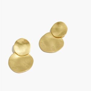 Madewell Hammered Disc Statement Earrings